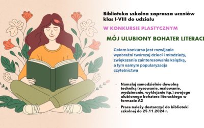 MÓJ ULUBIONY BOHATER LITERACKI – konkurs