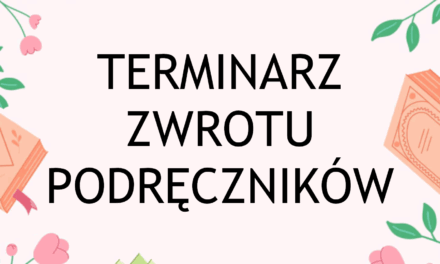 Terminarz Zwrotu Podręczników