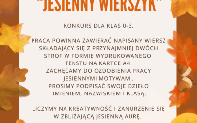 Konkurs Rodzinny „Jesienny Wierszyk”