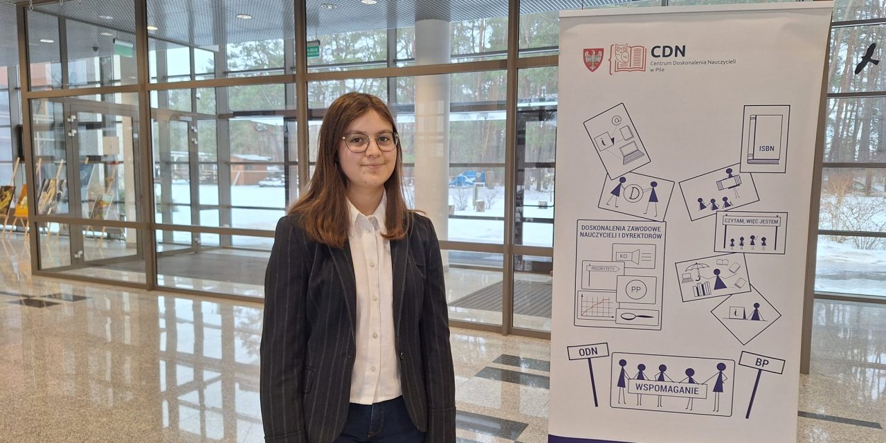 Laureatka Wojewódzkiego Konkursu Języka Polskiego.