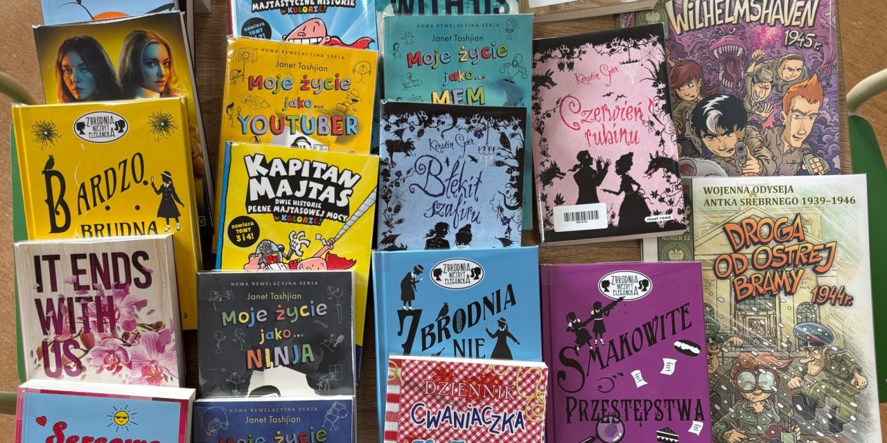 Zakupione nowości wydawnicze już na półkach!