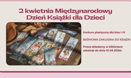 Biblioteka szkolna zaprasza uczniów klas I-IV do udziału w konkursie „Baśniowa zakładka do książki”. 📖🔖🧜‍♀️🧚‍♀️👸